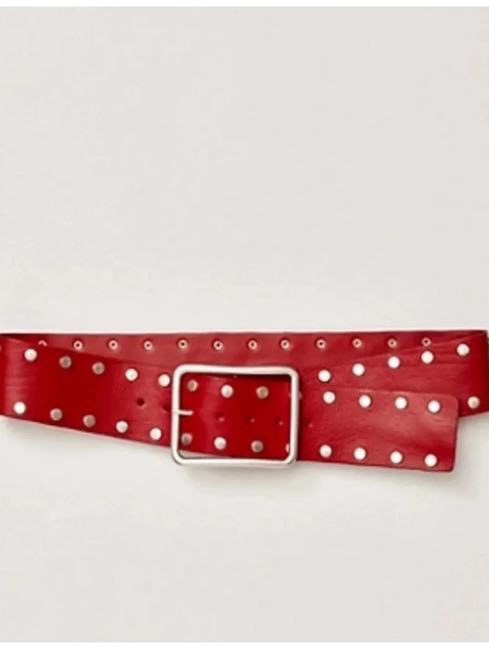 NWT Free People Hex Hip Belt in Sour Cherry